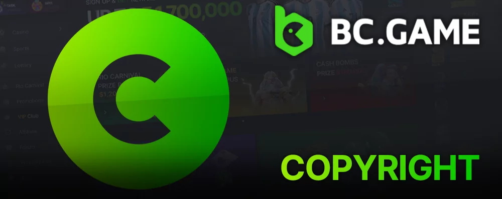 Copyright BC Game casino